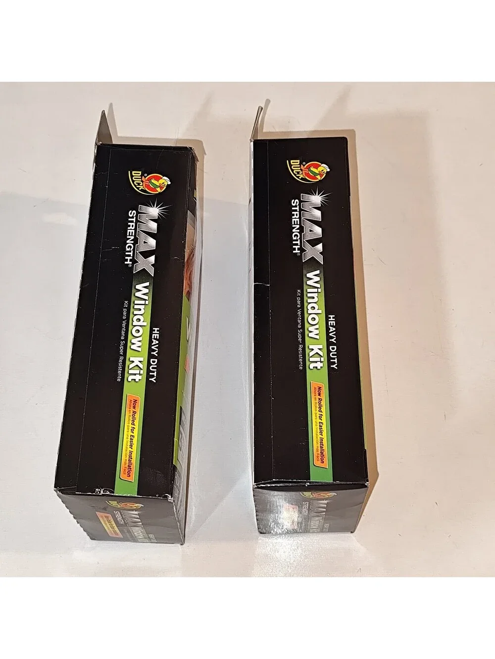 Duck Max Strength 62” x 126” Window Insulation Film Kit Fits 3 Windows Lot of 2